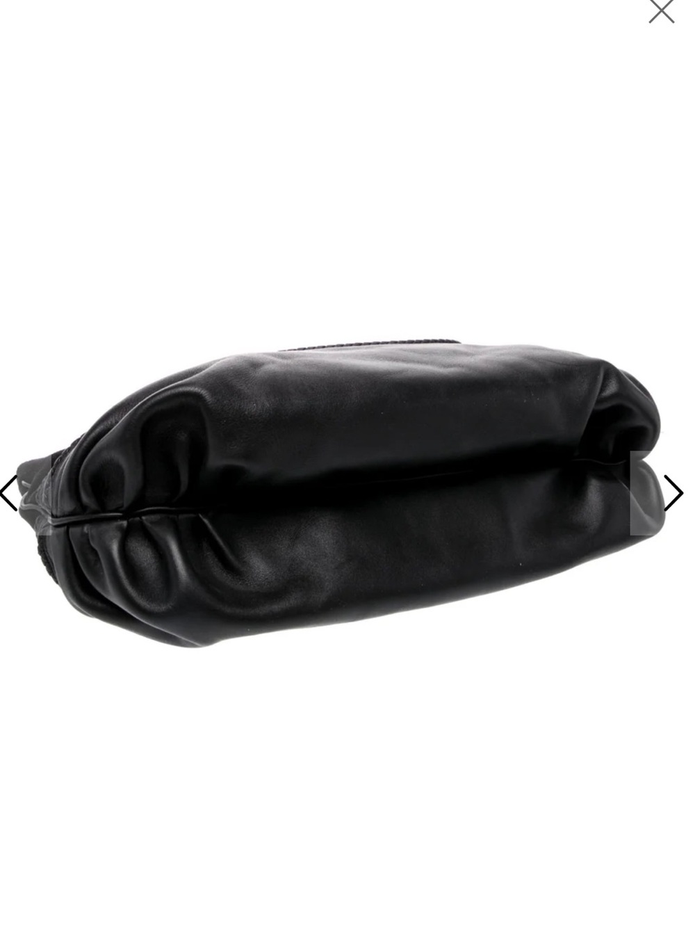 BOTTEGA VENETA Black Suede/ Napa Leather Intrecciato Shoulder Bag. Mint! MEDIUM. - Picture 11 of 13